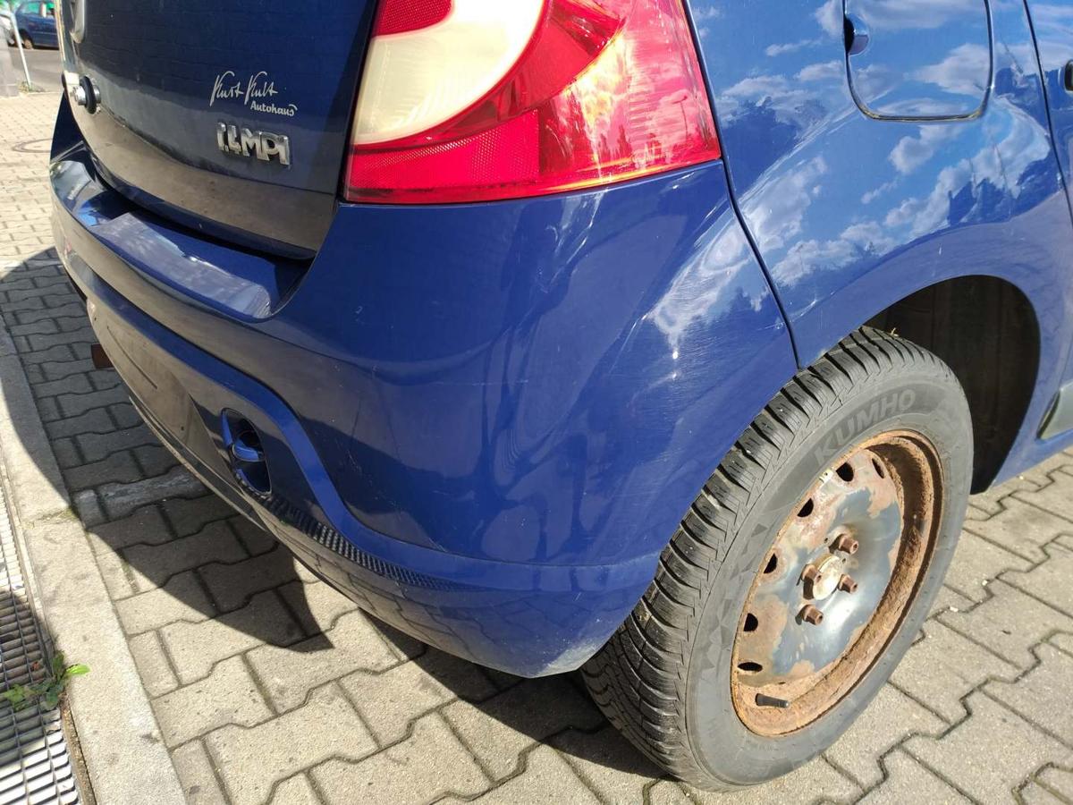 Dacia Sandero original Stoßstange Stossfänger hinten OV61H Blue Marine Bj.2009